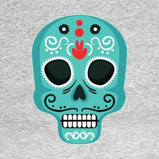 light blue skull T-Shirt